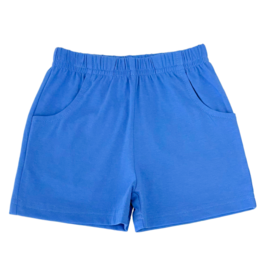 Luigi Luigi Dark Chambray Jersey Shorts w/ Pockets