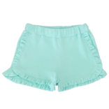 Luigi Luigi Lt. Jade Ruffle Trim Shorts