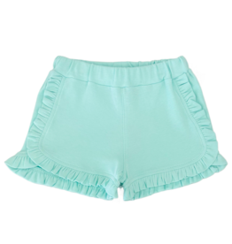 Luigi Luigi Lt. Jade Ruffle Trim Shorts