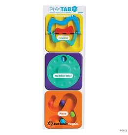 Fat Brain Toys Fat Brain Toys PlayTab Tiles 3-Pack: Numbers Sensory Set
