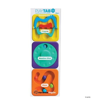 Fat Brain Toys Fat Brain Toys PlayTab Tiles 3-Pack: Numbers Sensory Set
