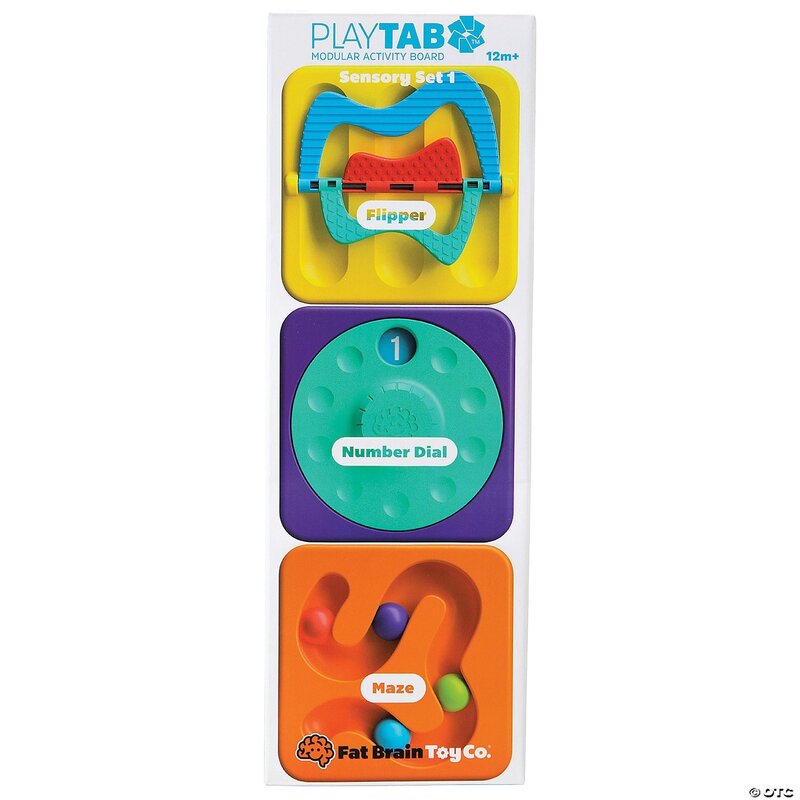 Fat Brain Toys Fat Brain Toys PlayTab Tiles 3-Pack: Numbers Sensory Set