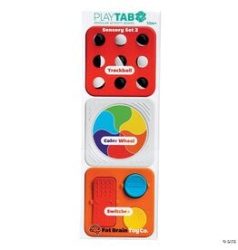 Fat Brain Toys Fat Brain Toys PlayTab Tiles 3-Pack: Color Sensory Set