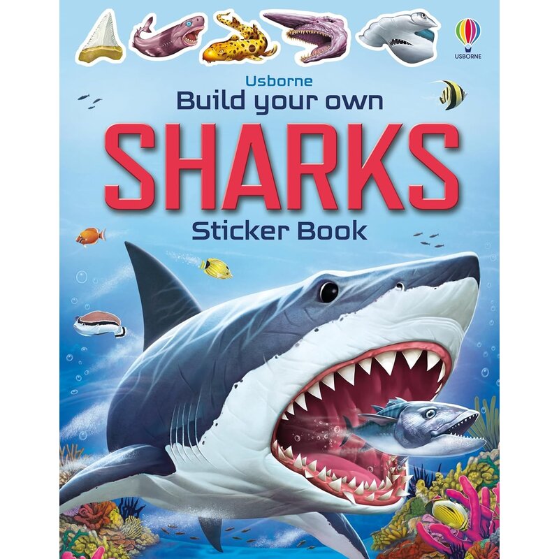 Build Your Own Sharks Sticker Book