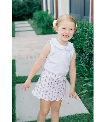 The Proper Peony The Proper Peony Gardenia Scallop Skort