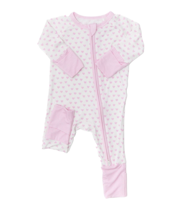The Uptown Baby The Uptown Baby Hearts & Stripes Romper