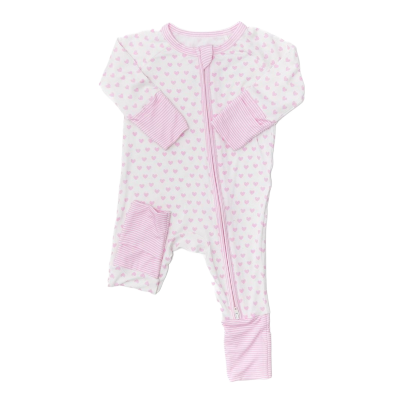 The Uptown Baby The Uptown Baby Hearts & Stripes Romper