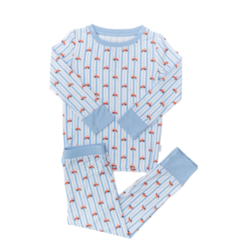 The Uptown Baby The Uptown Baby Tractors Pajama Set
