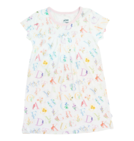 The Uptown Baby The Uptown Baby Floral ABC's Bamboo Dress