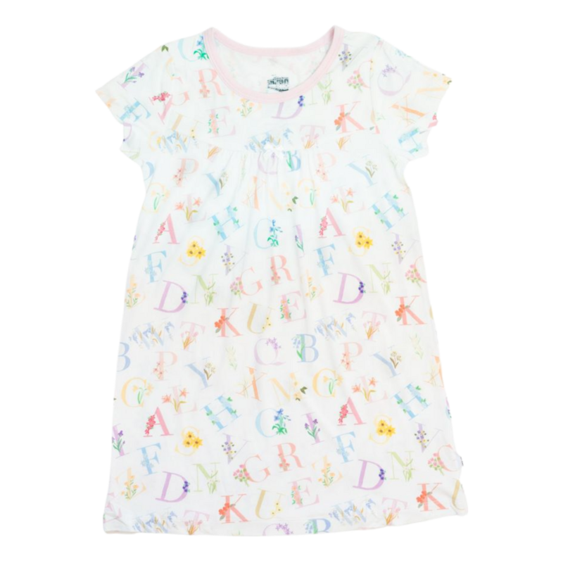 The Uptown Baby The Uptown Baby Floral ABC's Bamboo Dress