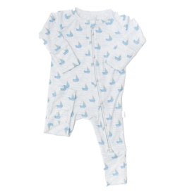 The Uptown Baby The Uptown Baby Sail Boats Romper
