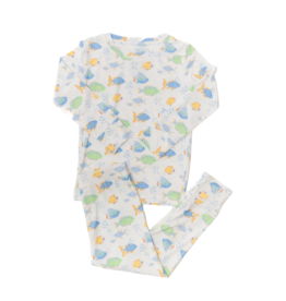 The Uptown Baby The Uptown Baby School of Fish Pajama Set