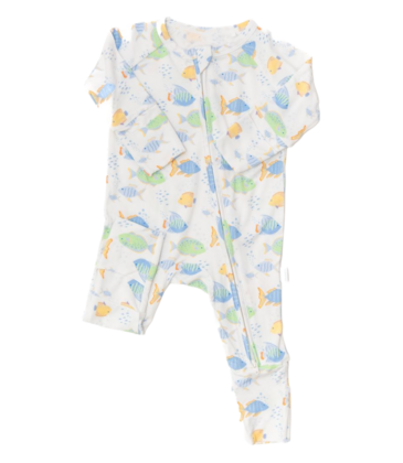 The Uptown Baby The Uptown Baby School of Fish Romper