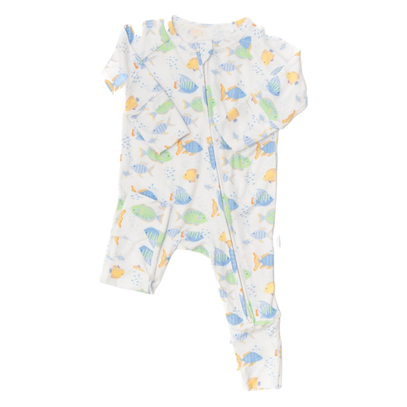 The Uptown Baby The Uptown Baby School of Fish Romper