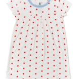 The Uptown Baby The Uptown Baby Red Stars Bamboo Dress