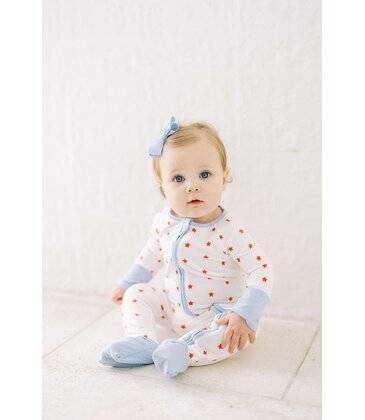The Uptown Baby The Uptown Baby Red Stars Romper