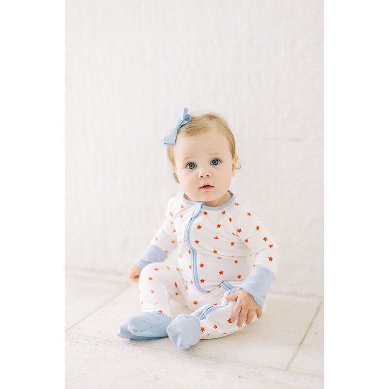 The Uptown Baby The Uptown Baby Red Stars Romper