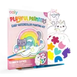 Ooly Ooly Playful Painters Easy Watercolor Painting Kit - Rainbow Cuties