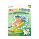 Ooly Ooly Playful Painters Easy Watercolor Painting Kit - Chills & Thrills Dinos