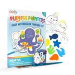 Ooly Ooly Playful Painters Easy Watercolor Painting Kit - Ocean Fun