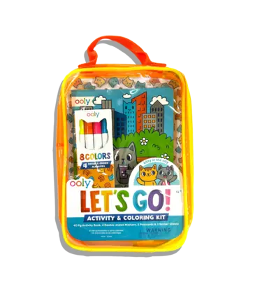 Ooly Ooly Let's Go! Activity & Coloring Kit - Kitty in the City