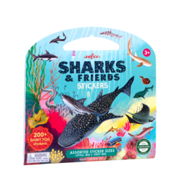 eeboo Sharks & Friends Shiny Stickers