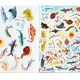 eeboo Sharks & Friends Shiny Stickers