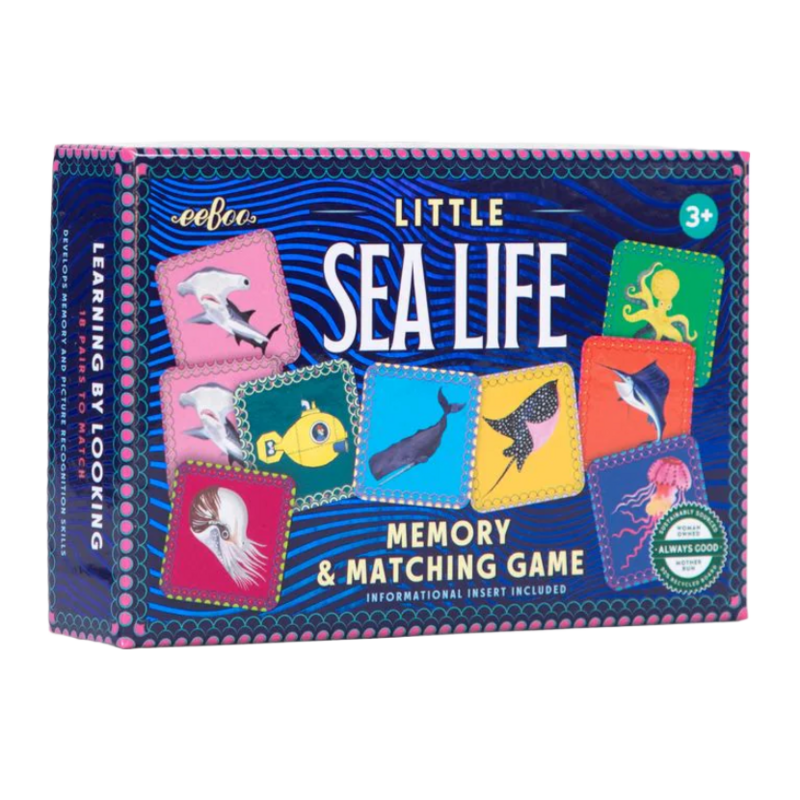eeboo Sea Life Little Matching Game