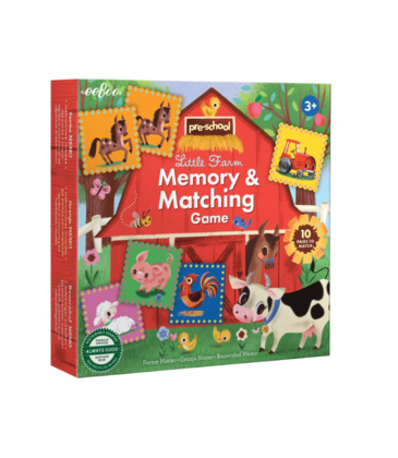eeboo Pre-School Little Farm Matching Game