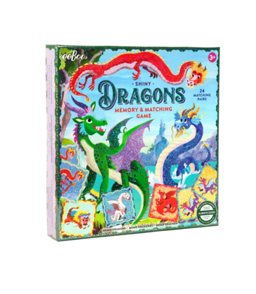 eeboo Dragons Shiny Matching Game
