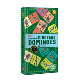eeboo Giant Shiny Dinosaur Dominoes
