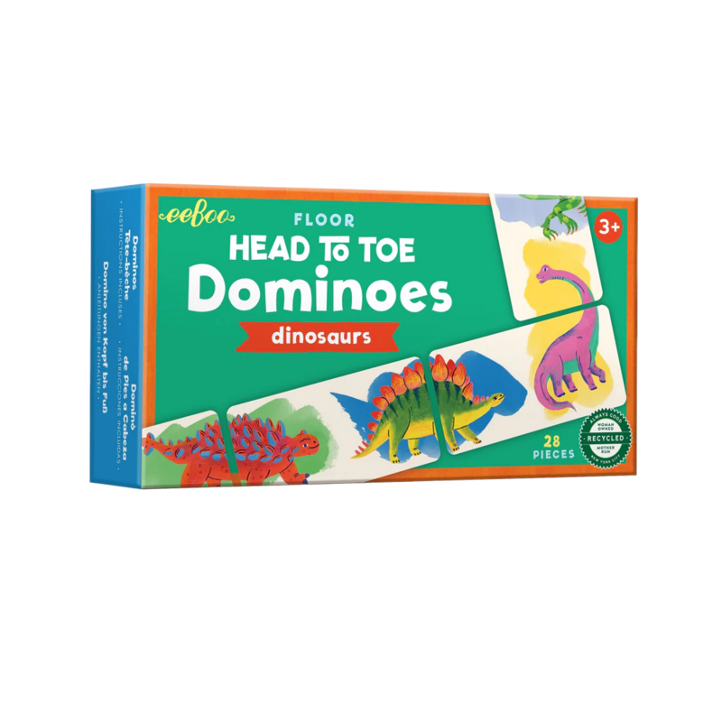 eeboo Dinosaur Head to Toe Dominoes