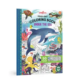eeboo Fold-Out Coloring Book - Under the Sea
