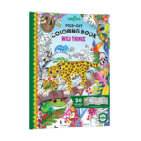 eeboo Fold-Out Coloring Book - Wild Things