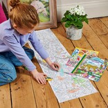 eeboo Fold-Out Coloring Book - Wild Things