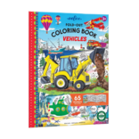 eeboo Fold-Out Coloring Book - Vehicles