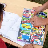eeboo Fold-Out Coloring Book - Vehicles