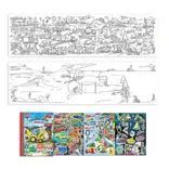 eeboo Fold-Out Coloring Book - Vehicles