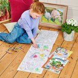 eeboo Fold-Out Coloring Book - Dinosaurs Abound