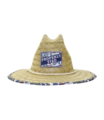 Properly Tied Properly Tied Cabo Straw Hat - Terra Camo