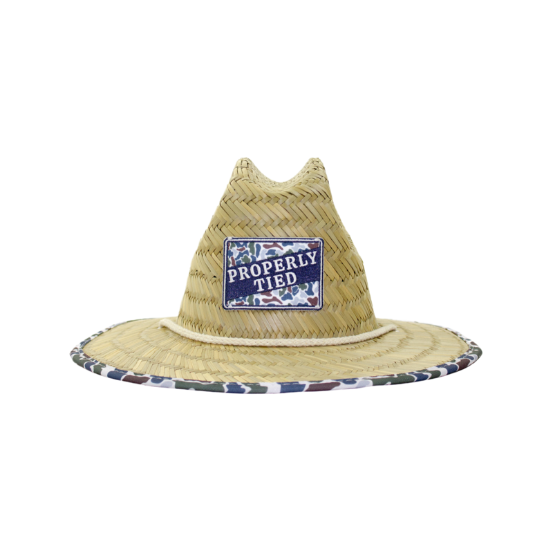 Properly Tied Properly Tied Cabo Straw Hat - Terra Camo