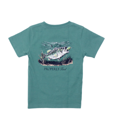 Properly Tied Properly Tied Marine Green Tee - Set The Hook
