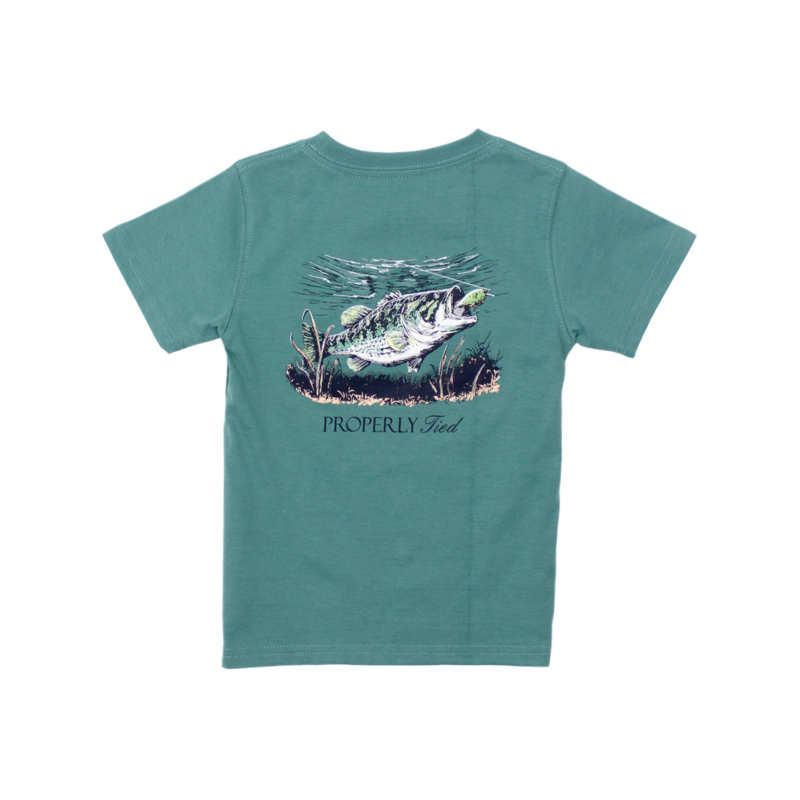Properly Tied Properly Tied Marine Green Tee - Set The Hook