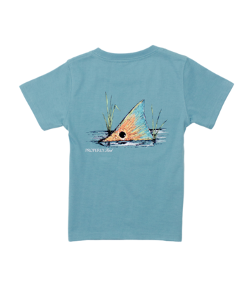 Properly Tied Properly Tied Coastal Sky Tee - Redfish Tail