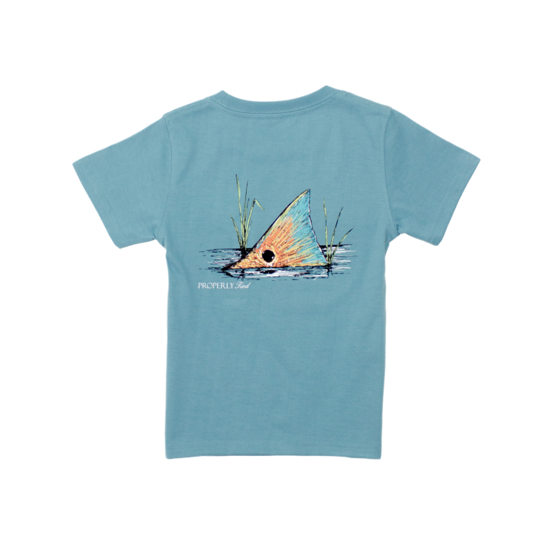 Properly Tied Properly Tied Coastal Sky Tee - Redfish Tail