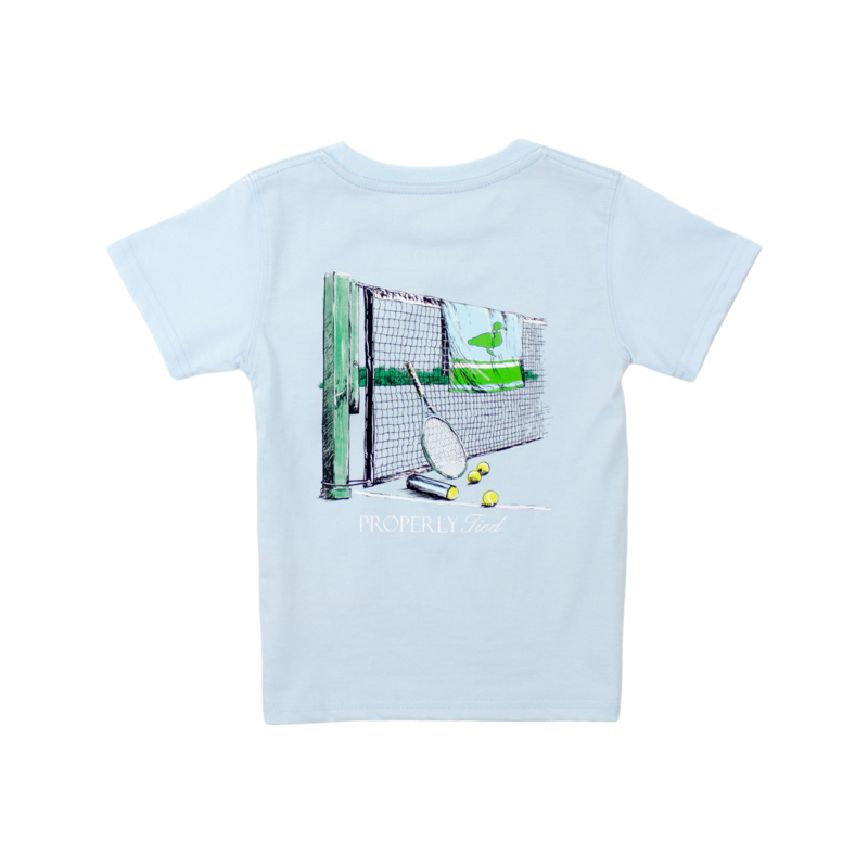Properly Tied Properly Tied Periwinkle Tee - Courtside