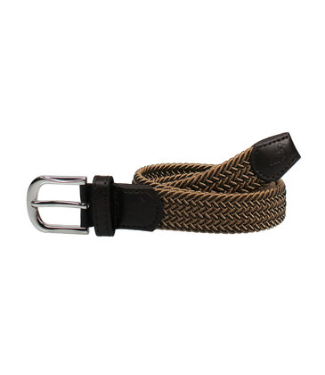 Properly Tied Properly Tied Country Club Stretch Belt - Saddle