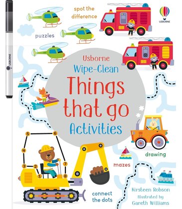 Wipe-Clean: Things That Go Activities