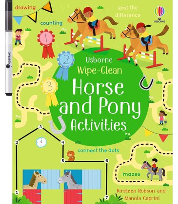 Wipe-Clean: Horse and Pony Activities