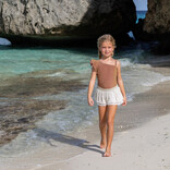 Shade Critters Mocha Shimmer 1 Shoulder & Crochet Skirt